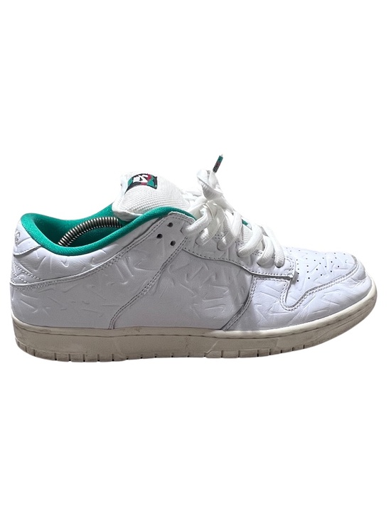 Nike SB Dunk Low Ben-G CU3846-100 White Lucid Green Men\'s Size 12 Pre-Owned main image 5